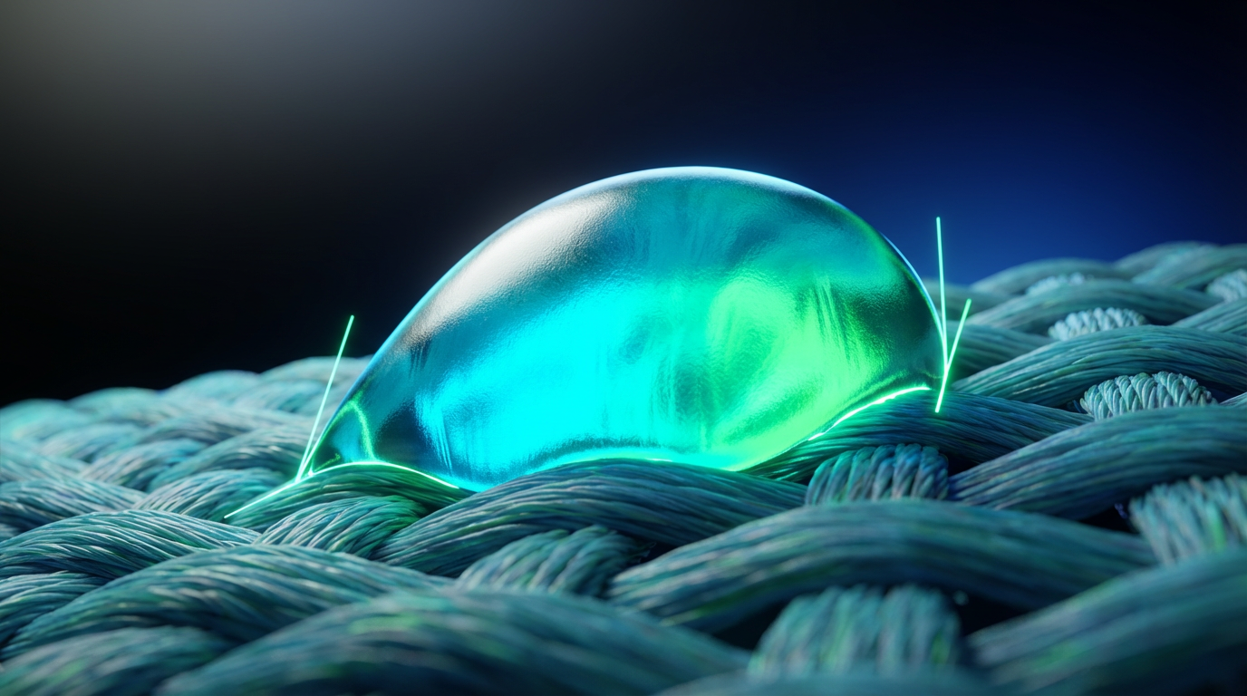 Fabric surface tension digital printing guide