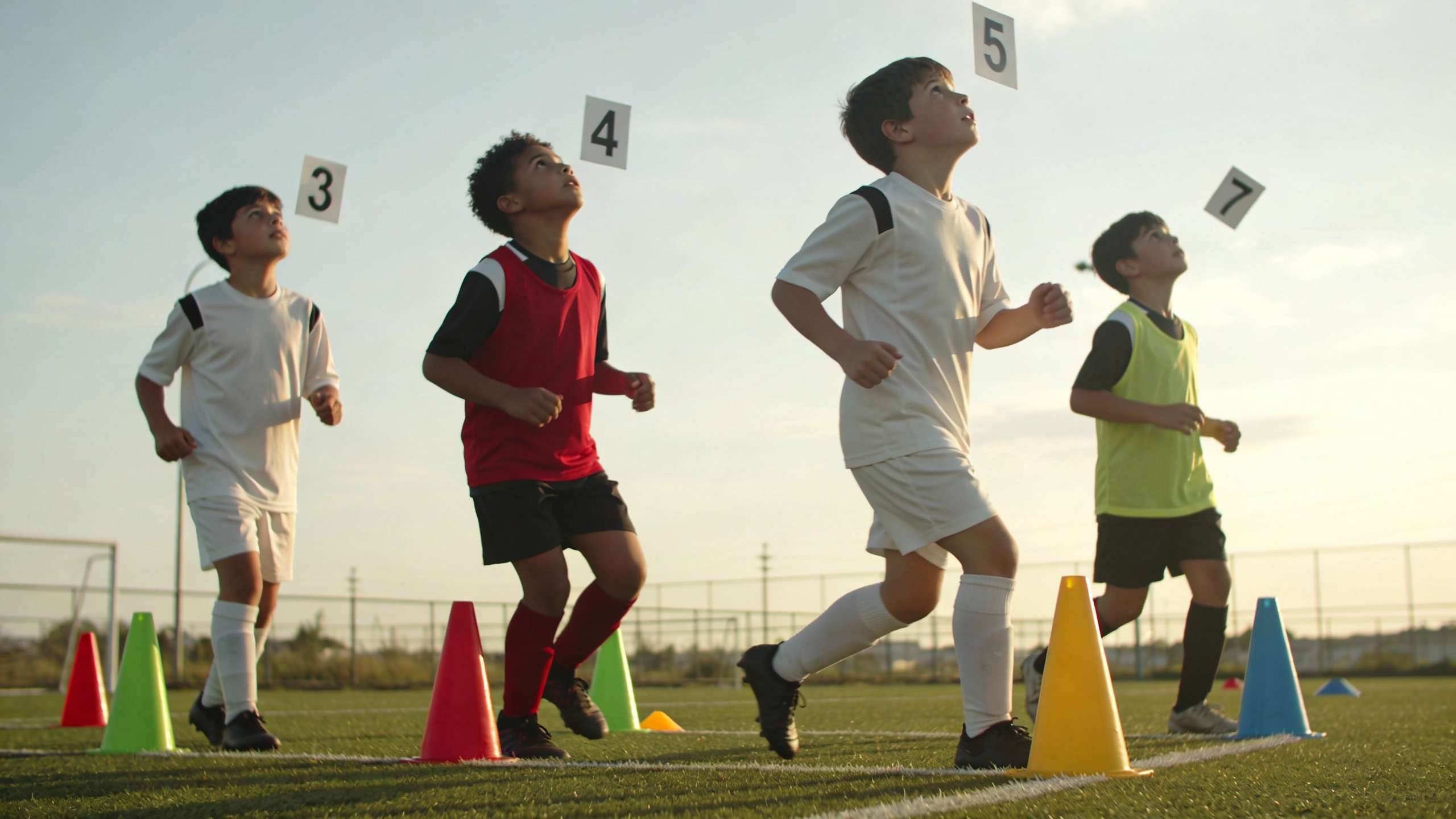 Training aids for improving player scanning habits