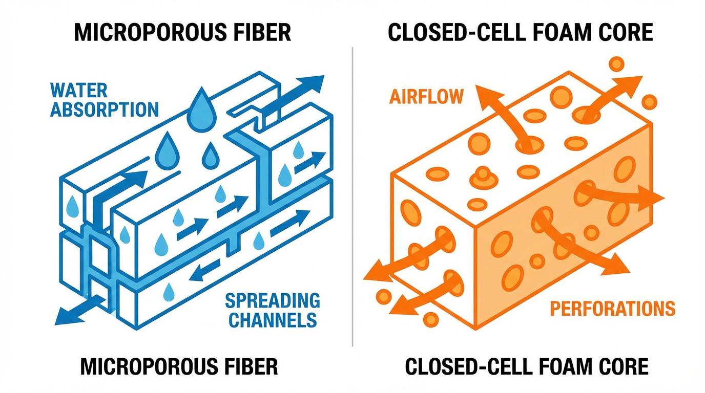 Benefits of quick dry fabric technology