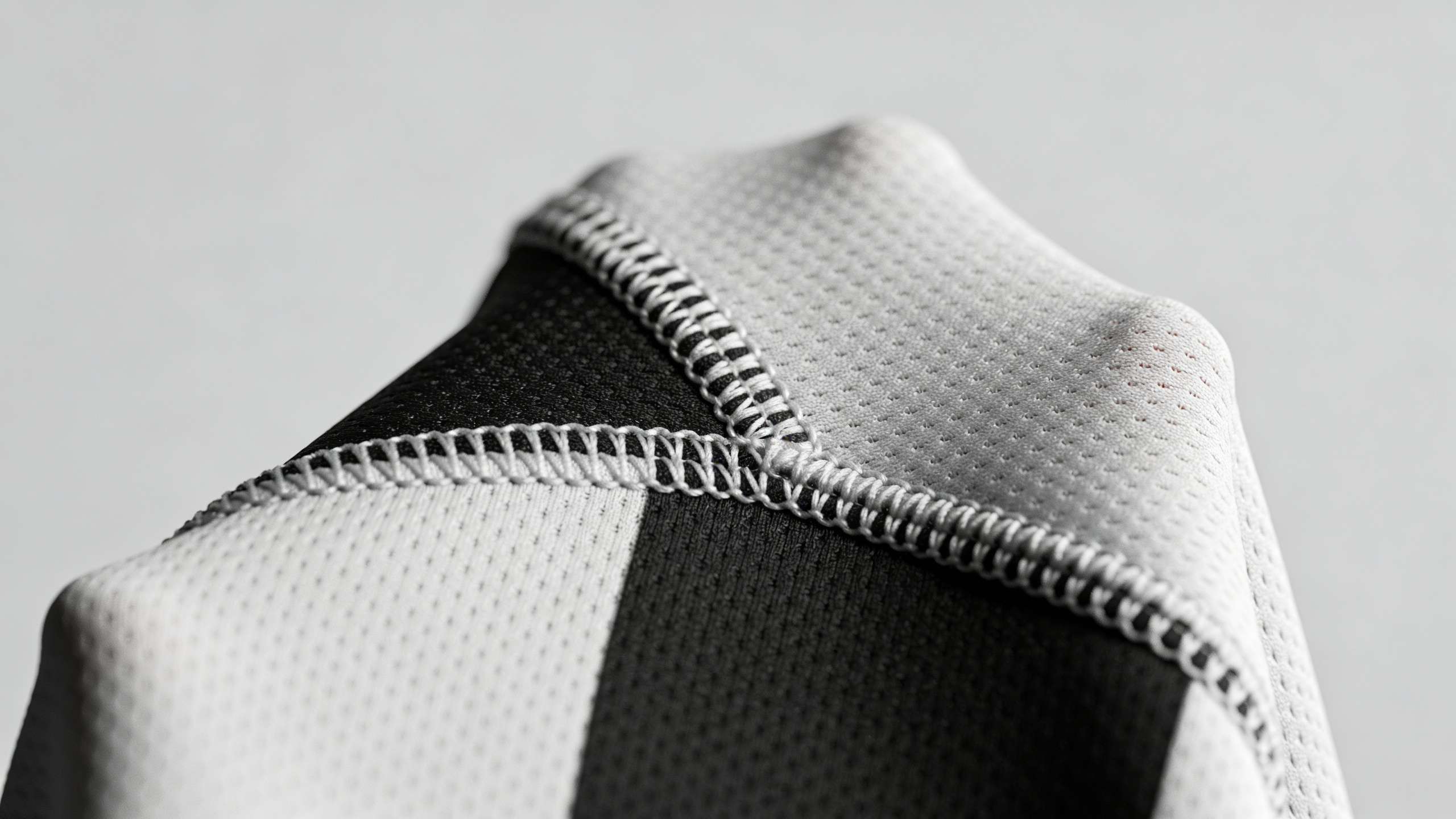 Recycled polyester football jersey production