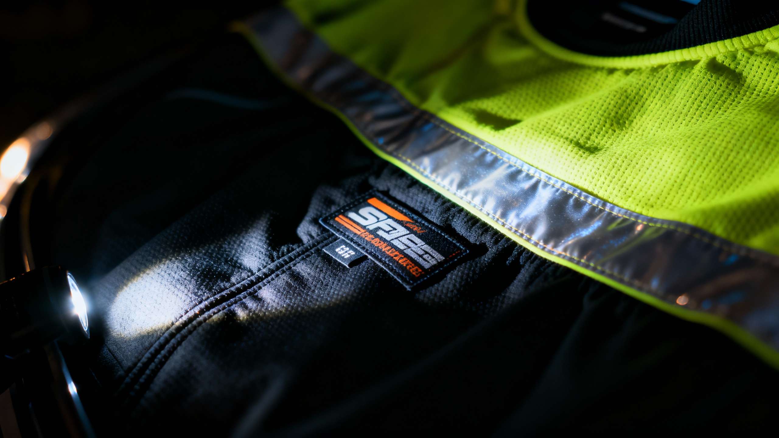 Reflective safety elements in clothing