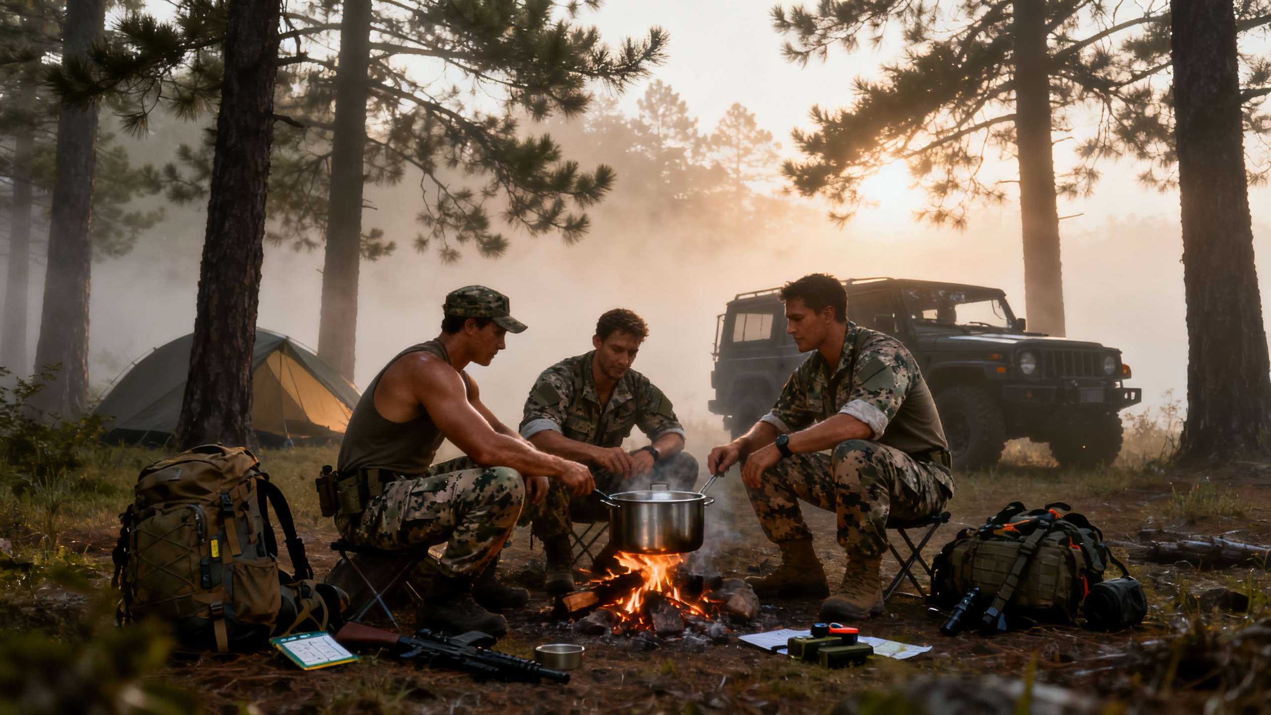 Digital camouflage patterns for outdoor teams