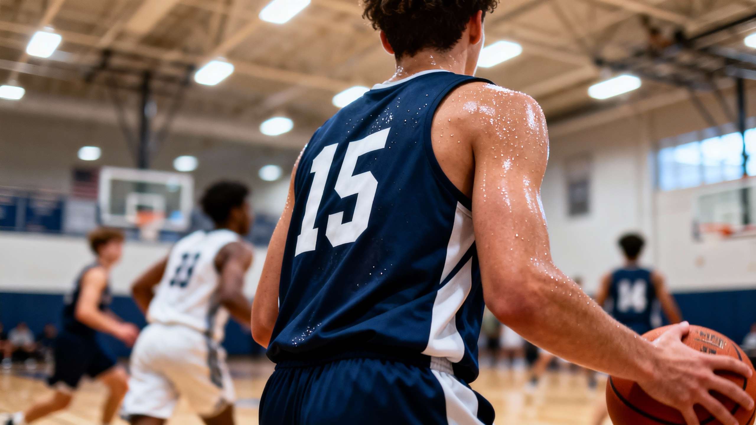 Basketball jersey typography and team identity