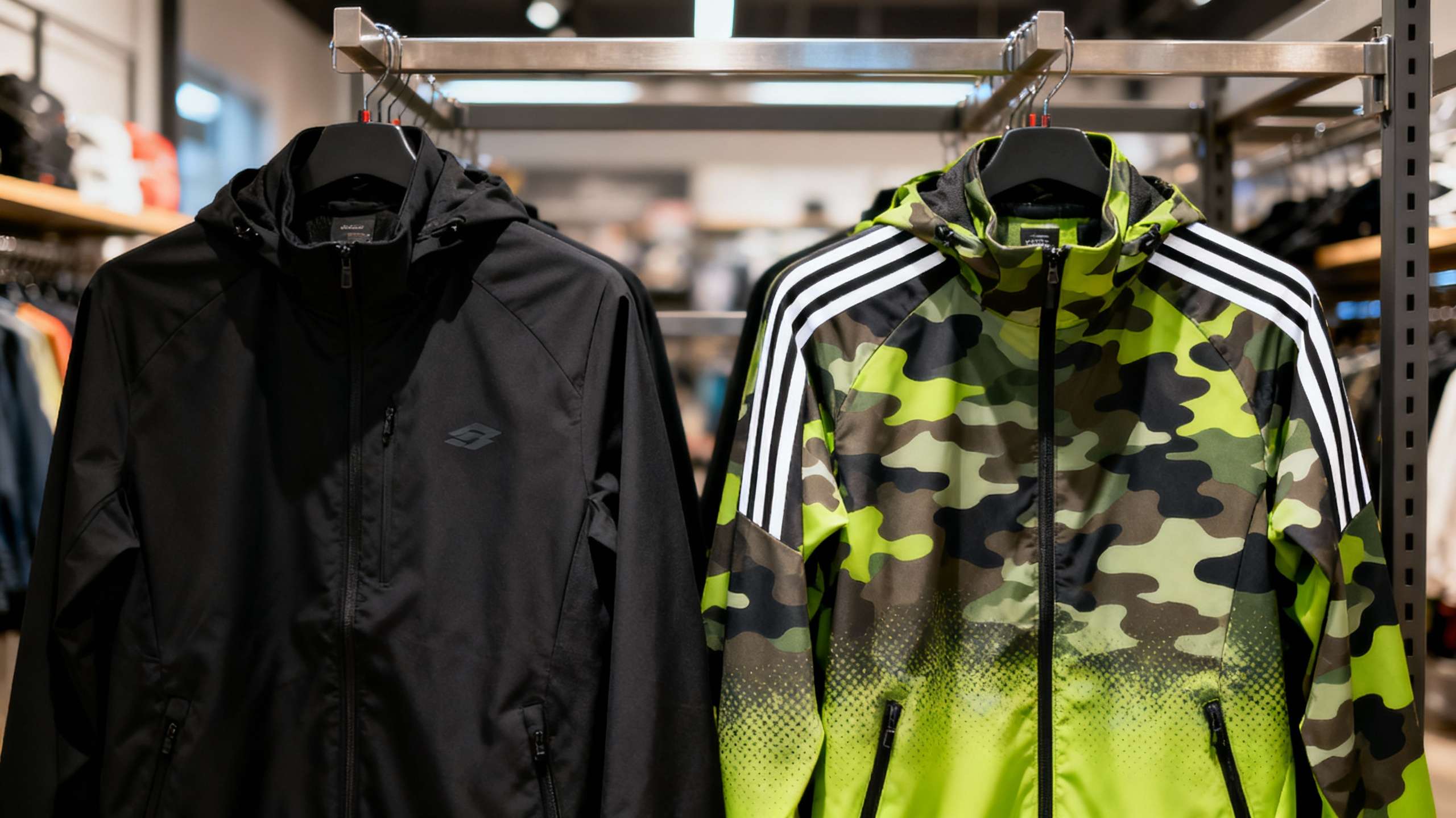 Choosing between simple and complex patterns for outdoor apparel
