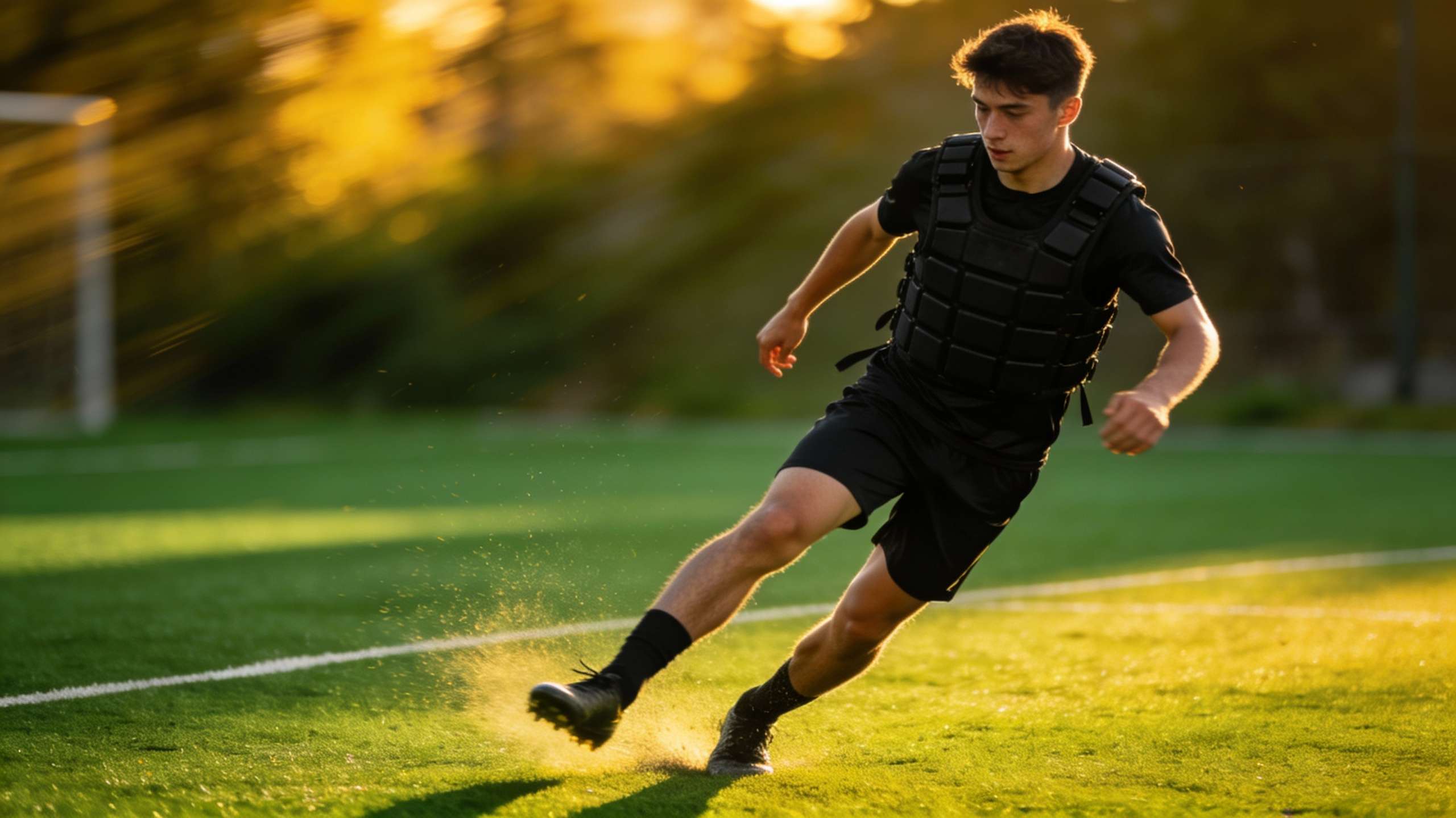 Modern soccer performance gear and vest systems