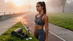 Enhancing Athletic Wear Appeal with Sheer Mesh Inserts
