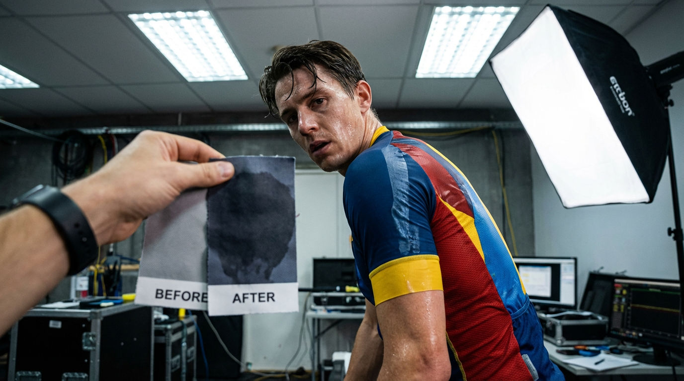 color stability in woven versus knit sportswear