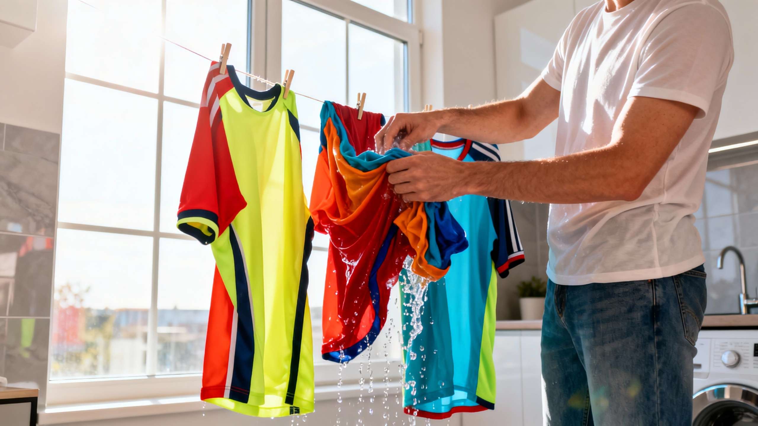Durable sublimation printing for athletic jerseys