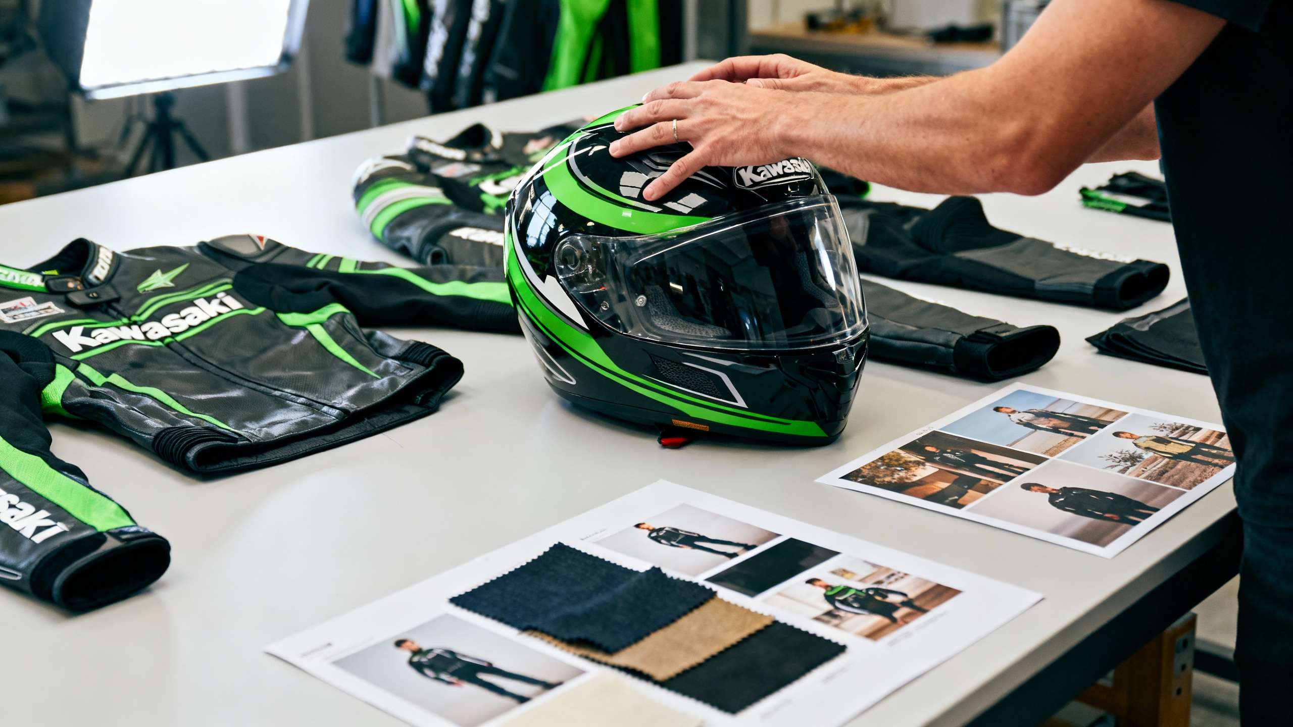 Designing for speed using visual weight in Kawasaki products