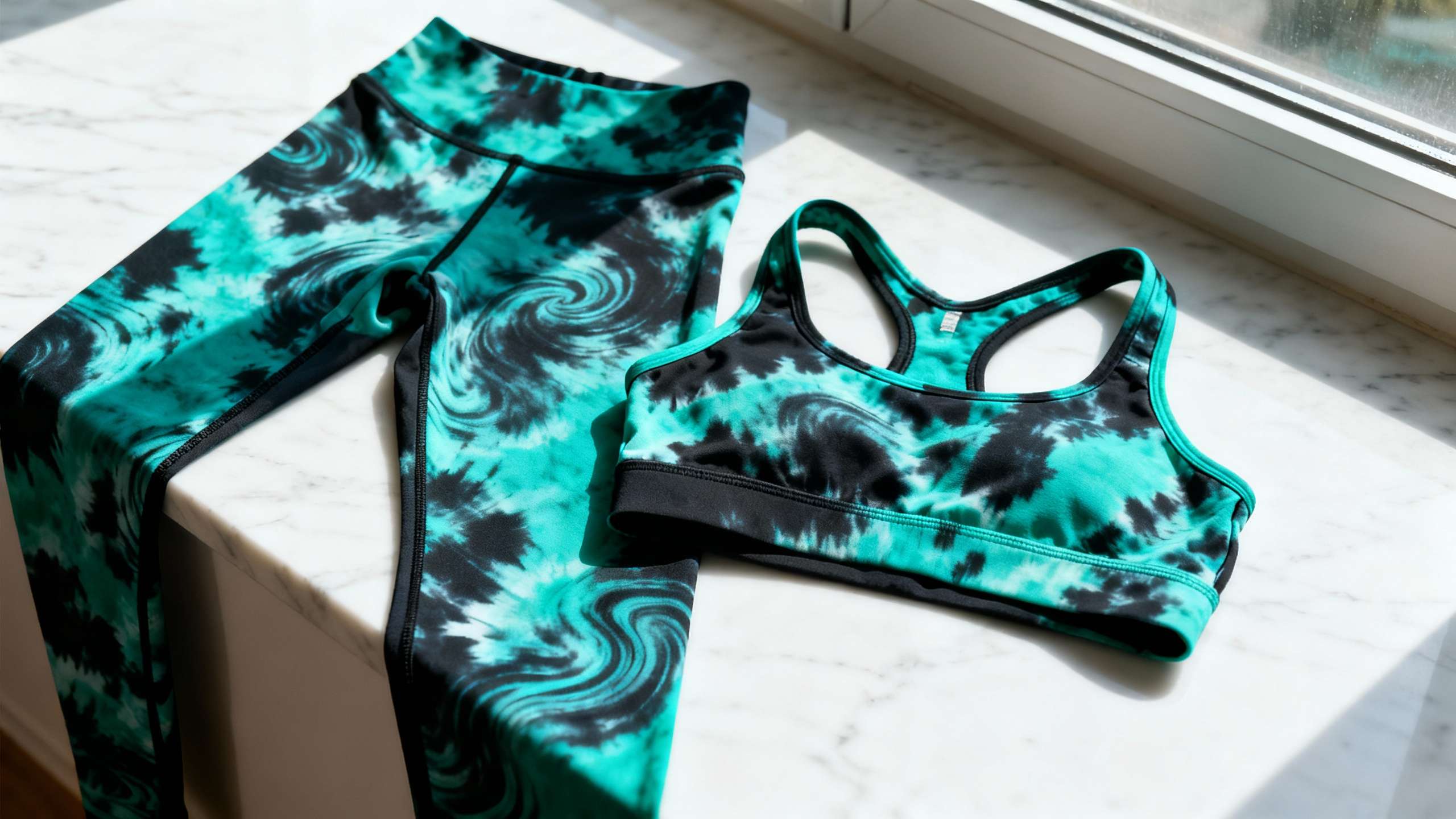 DIY tie-dye synthetic workout gear guide